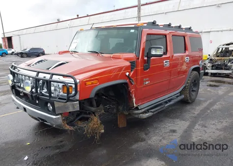 2003 Hummer H2 from USA, damaged, VIN 5GRGN23U03H105314